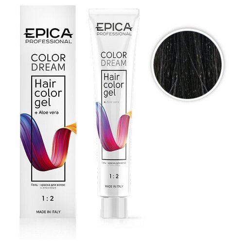 EPICA Professional Color Dream гель-краска для волос, 6.11 темно-русый пепельный интенсивный, 100 мл