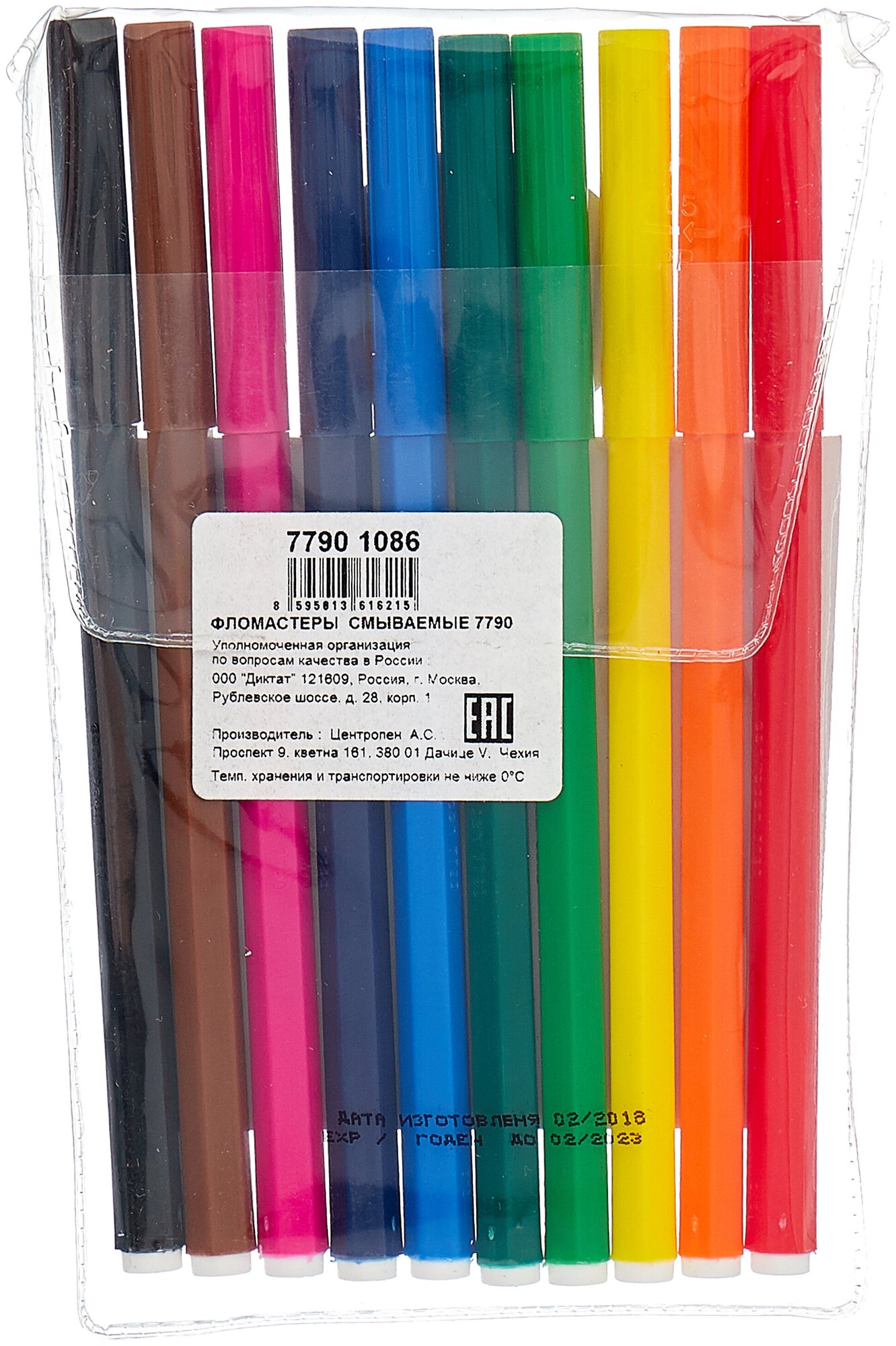 Фломастеры Centropen 10 цв. - фото №3