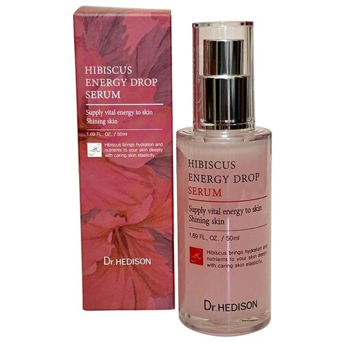 сыворотка для лица dr hedison egf revitalize 50 мл Dr. Hedison Hibiscus Energy Drop Serum Сыворотка для лица, 50 мл