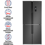 Холодильник MAUNFELD MFF182NFSBE - изображение