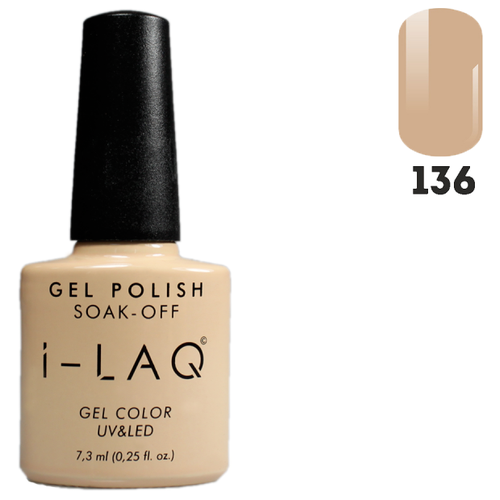 I-LAQ Гель-лак Gel Color, 7.3 мл, 136