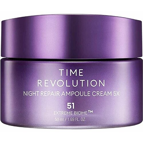 Высококонцентрированный восстанавливающий ночной крем MISSHA Time Revolution Night Repair Ampoule Cream 5X уход за лицом missha крем для лифтинга и сияния лица time revolution night repair антиэйдж