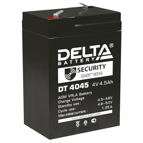 Аккумулятор для прожекторов 4В 4.5А. ч Delta DT 4045 (4шт.) аккумулятор для прожекторов 4в 4 5а ч delta dt 4045 4шт