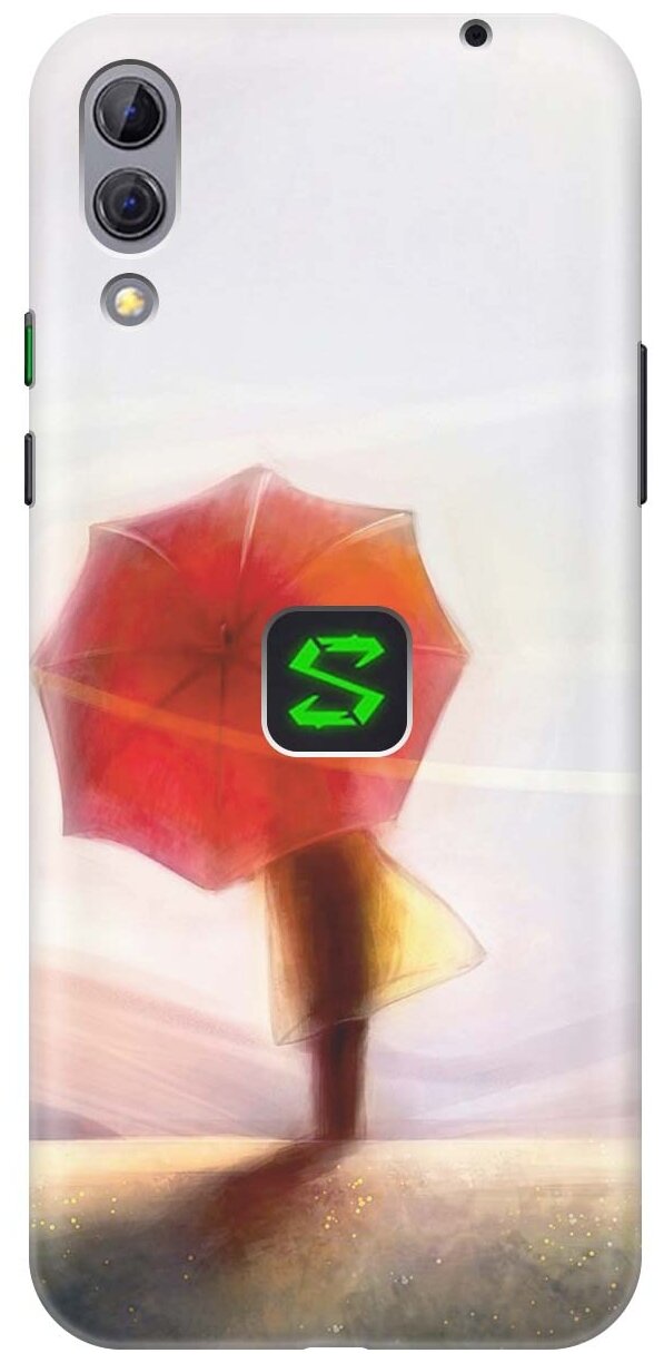 RE: PA Накладка Transparent для Xiaomi Black Shark 2 с принтом "Красный зонтик"