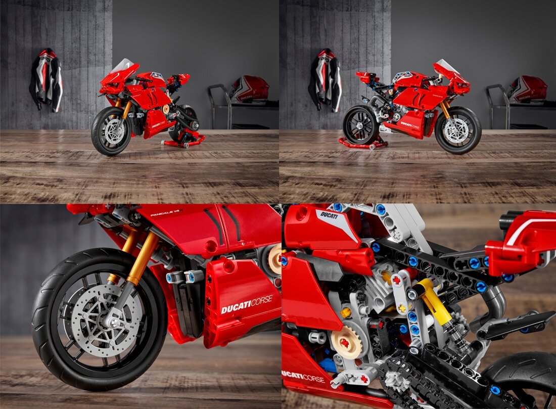 Конструктор LEGO Technic Ducati Panigale V4 R, 646 деталей (42107) - фото №9