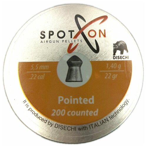 Пули SPOTON Pointed 5.5мм 1.4г (200шт)