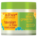 Alba Botanica Hawaiian oil free moisturizer aloe & green tea Крем для лица увлажняющий Алое и Зеленый чай - изображение