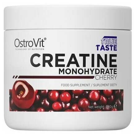 Креатин Моногидрат Островит, Creatine Monohydrate Ostrovit, 300 г., Вишня