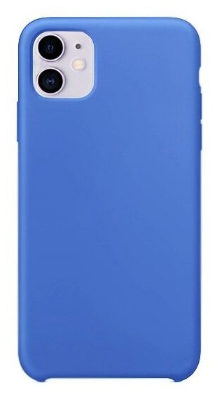 Чехол-накладка для iPhone 11 SILICONE CASE NL синий (3)