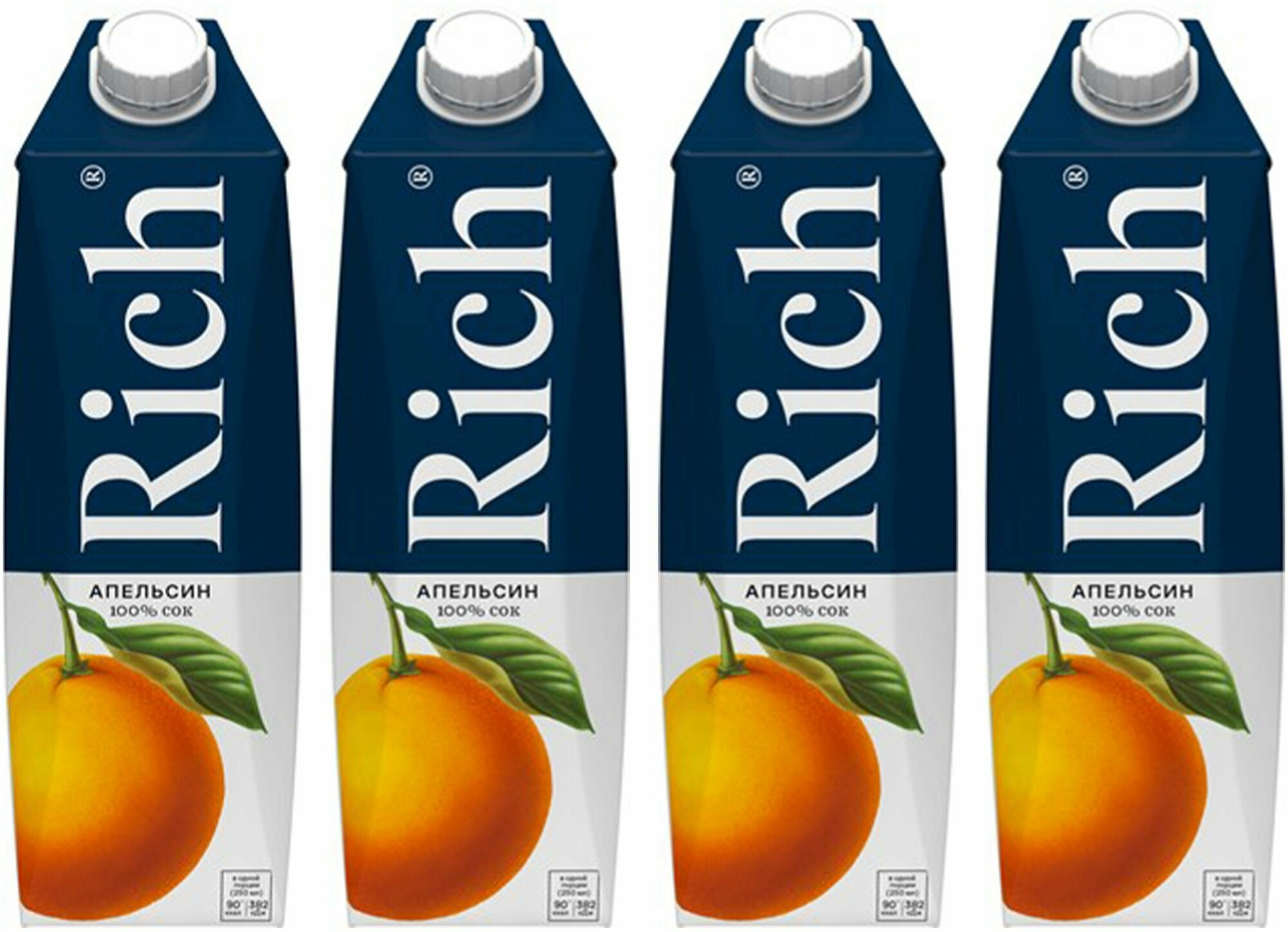 Сок Rich Апельсин, 4 упаковки