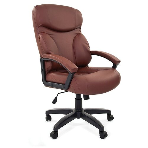 фото Компьютерное кресло chairman 435 lt для руководителя, обивка: искусственная кожа, цвет: черный