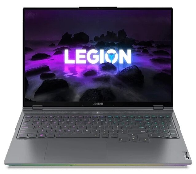 16" Ноутбук Lenovo Legion 7 16ACHg682N6000ERU 2560x1600, AMD Ryzen 7 5800H 3.2 ГГц, RAM 16 ГБ, DDR4, SSD 1 ТБ, NVIDIA GeForce RTX 3070, Windows 10 Home, RU, 82N6000ERU, Storm Grey