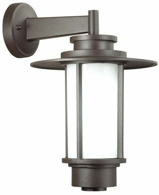 ODEON LIGHT 4047/1W NATURE ODL18 583 белый/коричневый Уличный настенный светильник IP54 E27 18W 220V MITO