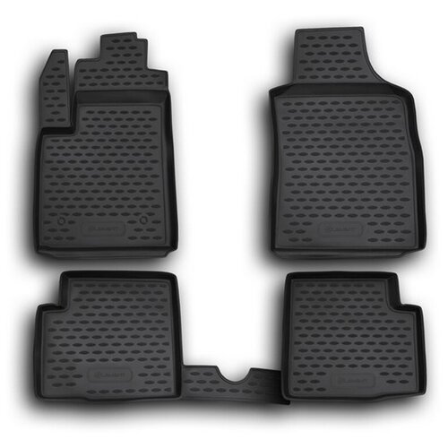 фото Коврики в салон fiat 500 08/2008->, 4 шт. (полиуретан) element