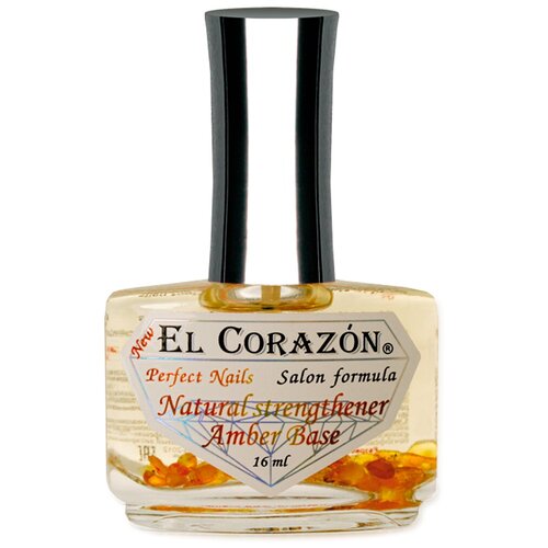 El Corazon Базовое покрытие Natural strengthener Amber Base (436) с янтарной кислотой 16мл.