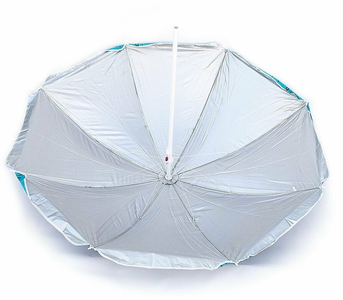 Зонт пляжный, складной, купол 185см Маяк - фотография № 8