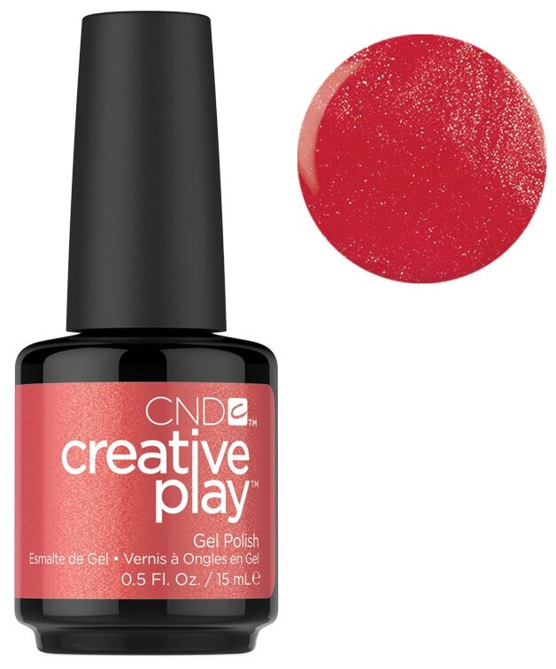 CND Creative Play Gel Polish Гель-лак , 419, Persimmon Ality, 15 мл