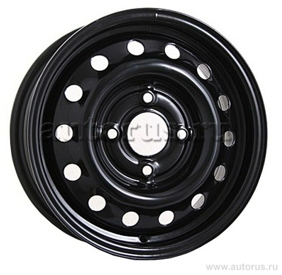 Диск штампованный r15 6j 5x100/57.1 et38 magnetto black 15007 am