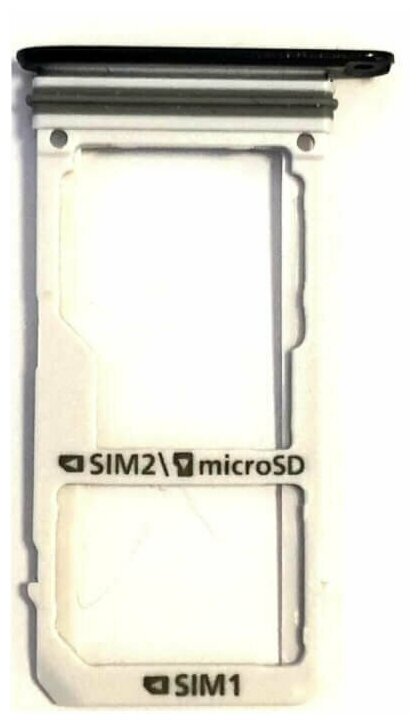 SIM-лоток (сим держатель) для Samsung Galaxy A3 2017 (Dual SIM A320F)