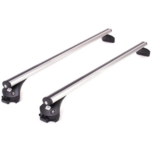 фото Багажник amos boss для volkswagen tiguan кроссовер 2016- 5 дв., с аэродинамическими дугами 53 мм х 120 см, с 2 замками