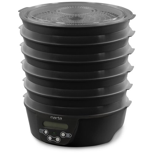 Дегидратор сушилка для овощей электросушилка MARTA MT-1881 8 поддонов светлая яшма