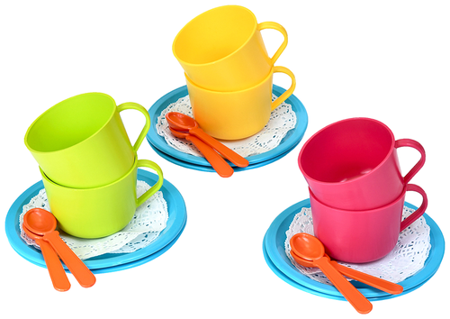 Набор посуды Росигрушка Сладкоежка 9418 разноцветный