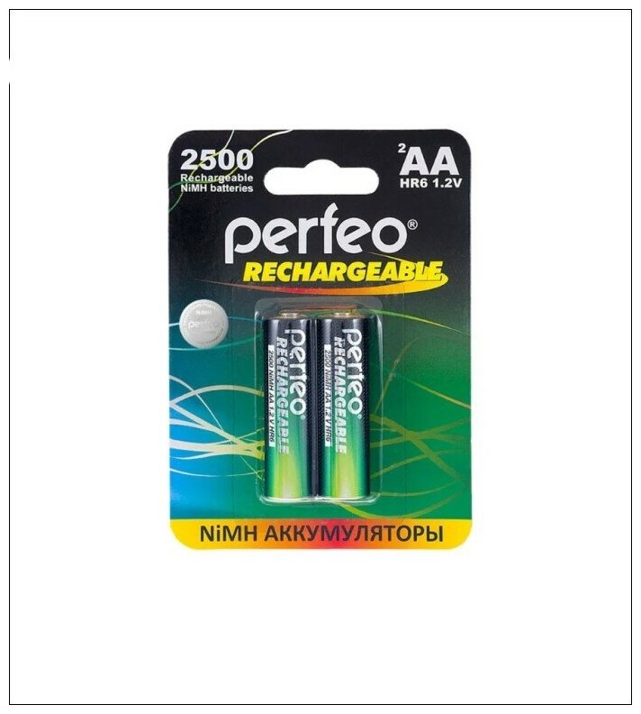 Аккумуляторы Perfeo AA2500/2BL 2500 mAh AA 2 шт