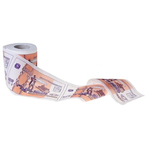 Туалетная бумага Русма 5000 рублей 287918, разноцветный русма туалетная бумага позы любви камасутра