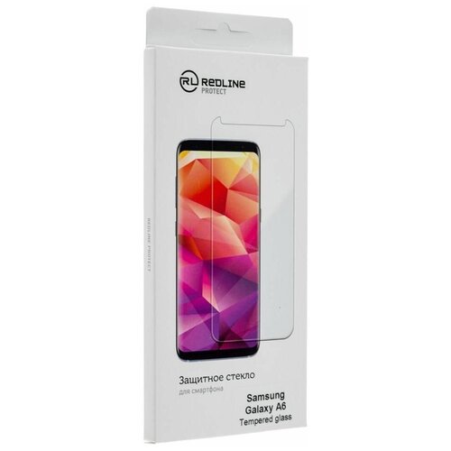 стекло защитное redline samsung galaxy a6 2018 hybrid прозрачное Защитное стекло RedLine для Samsung Galaxy A6 прозрачное