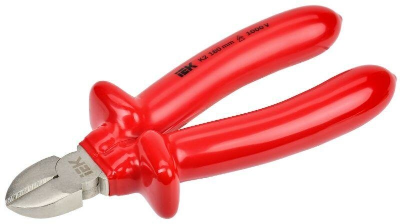 Кусачки IEK боковые диэлектрические 160мм K2 1000В ARMA2L 3 - фото №1