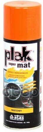Полироль салона PLAK "Super Mat" 600 мл (аэр.) Апельсин PLAK 5153