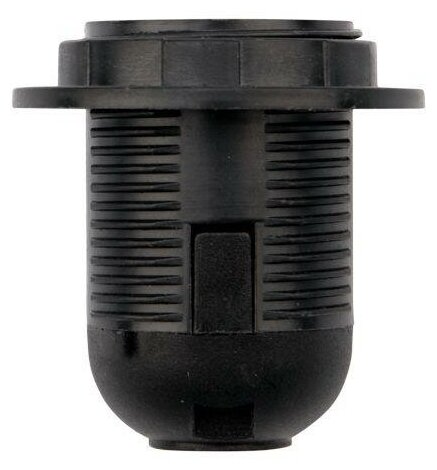 Rexant Патрон пластиковый термостойкий подвесной с кольцом E27 черн. Rexant 11-8826 - фотография № 2