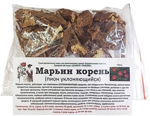 Марьин корень (пион уклоняющийся) Данила Травник 100 гр.