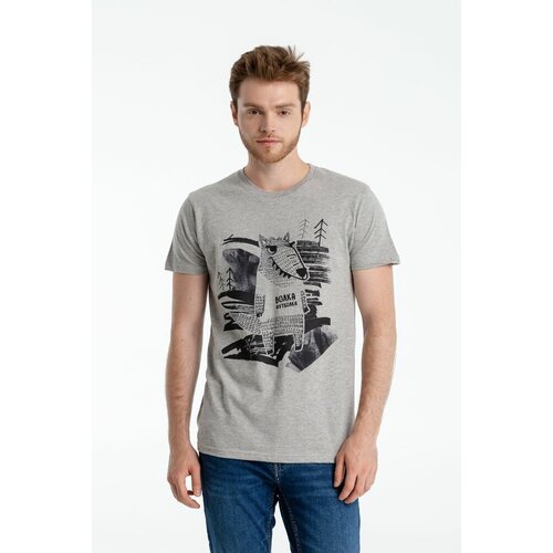 фото Футболка соль, размер m, серый