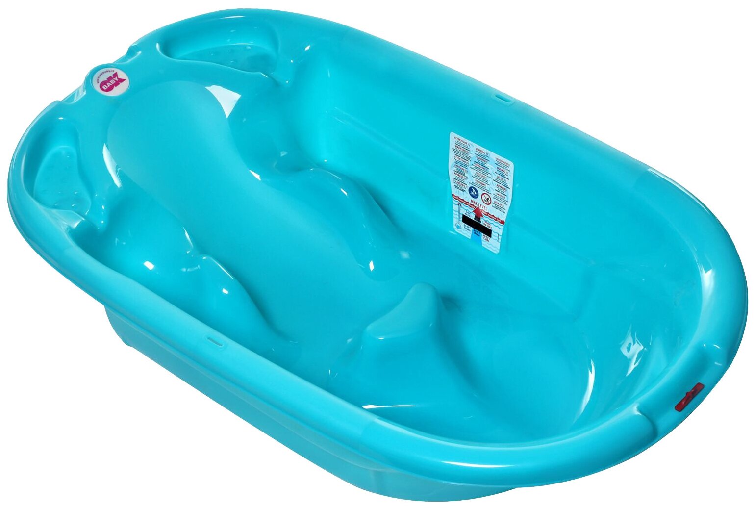 Ванночка baby ok с креплениями на ванну