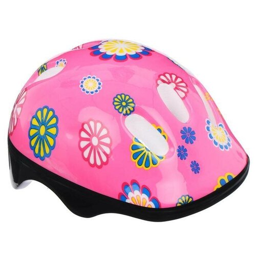 Шлем защитный -SH6 детский, размер S (52-54 см), цвет розовый шлем защитный ot sh6 детский размер s 52 54 см цвет красный