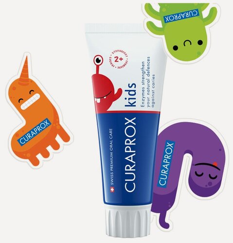 Изображение товара Зубная паста KIDS 950 клубничные каракули