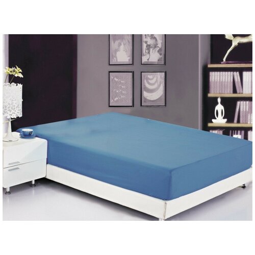 фото Простынь на резинке valtery prmf-15 / 160 х 200 см / софткоттон