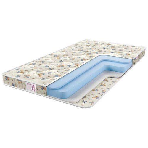 фото Матрас детский sontelle teeny leo, белый/бежевый