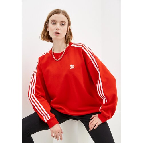 фото Свитшот adidas originals, размер 36 ru, красный