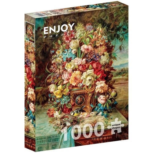 Пазл Enjoy 1000 деталей: Цветы. Натюрморт с лазоревкой