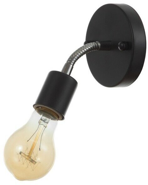 фото BayerLux Спот "Шейни" Е27 40Вт черный 10х10х10см