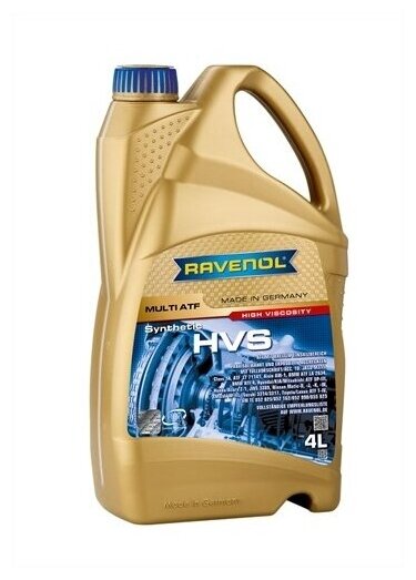 Масло Трансмиссионное Ravenol 4014835866621 /1211144-004-01-999/ (4l) Multi Atf Hvs Fluid Atf La 263 Ravenol арт. 4014835866621