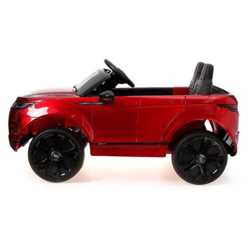 Электромобиль КНР Range Rover Evoque, кожаное сидение, EVA колеса, цвет бордовый глянец (DK-RRE99)