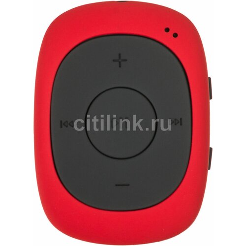 Плеер Flash Digma C2L 4Gb красный/FM/clip