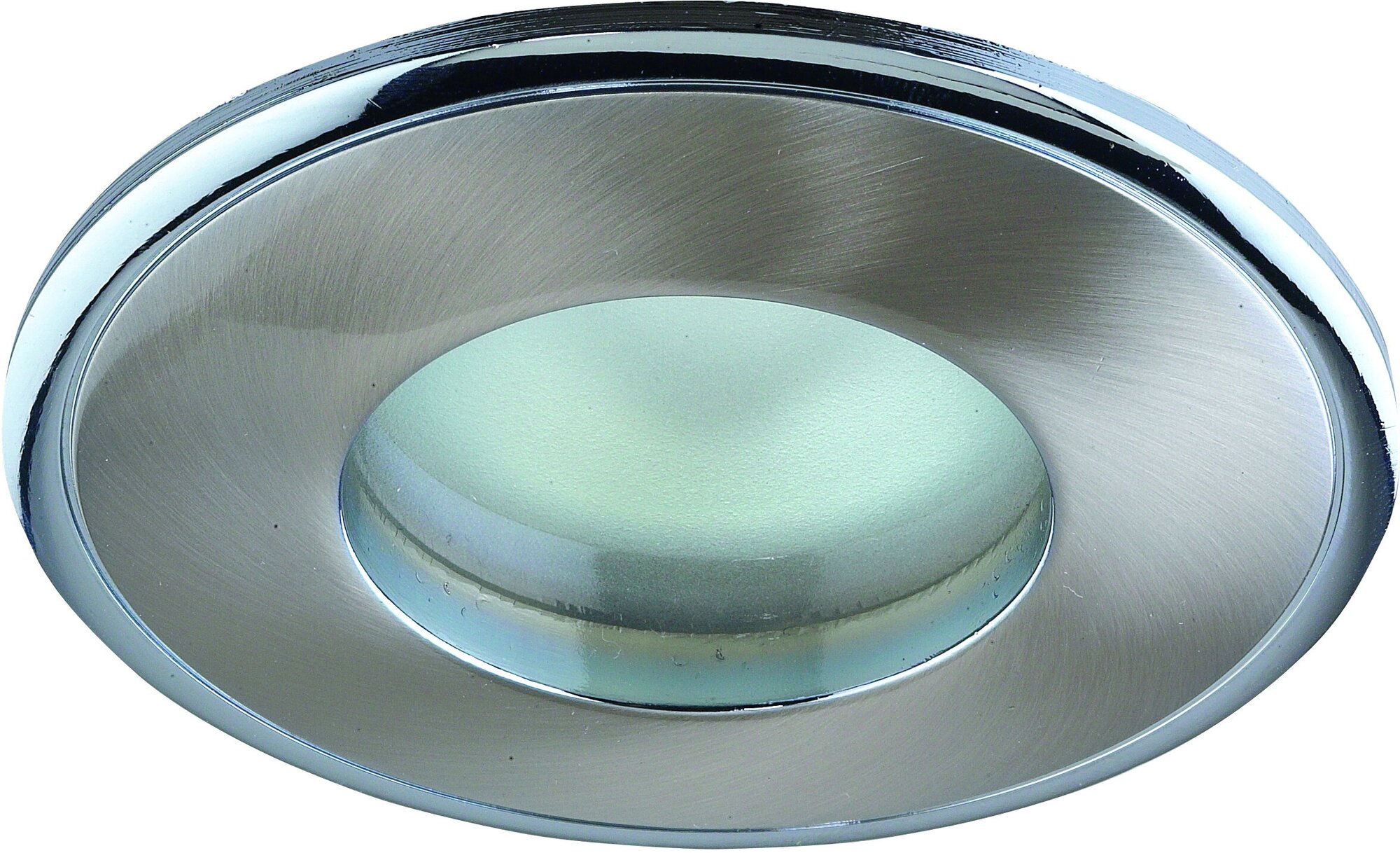 Встраиваемый светильник Novotech Aqua 369302, GX5.3, кол-во ламп:1шт, Никель
