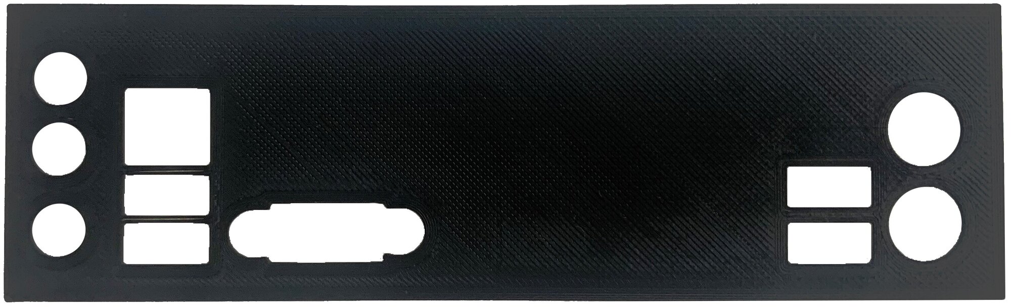 Пылезащитная заглушка задняя панель для материнской платы MSI H61M-S20 (G3) черная