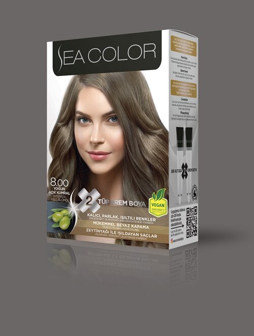 SEA COLOR № 8.00 Интенсивный светло‐русый Краска для волос