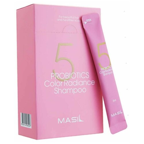 MASIL - шампунь для волос И кожи головы для защиты цвета 5 PROBIOTICS COLOR RADIANCE SHAMPOO, 8 ML * 20 ШТ.