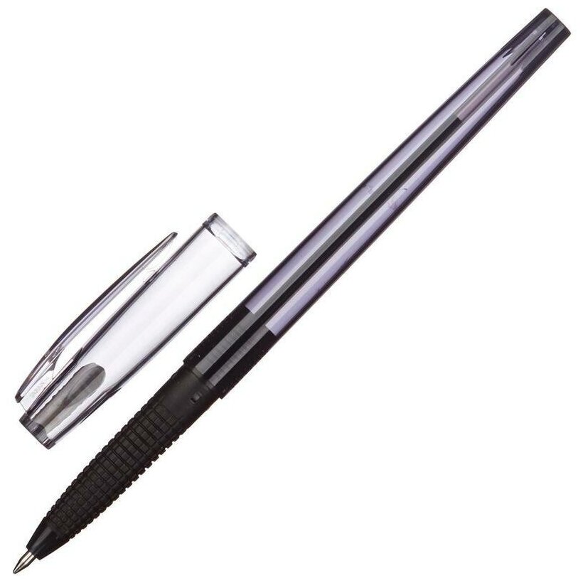 Ручка шариковая Pilot Super Grip G (0.22мм, черный цвет чернил, масляная основа) 12шт. (BPS-GG-F-B)